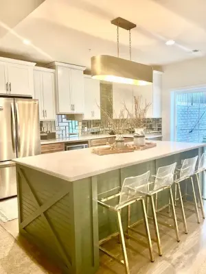 The Ideal Kitchen Island in Bowie by Creative Interior Designs By Lynda LLC