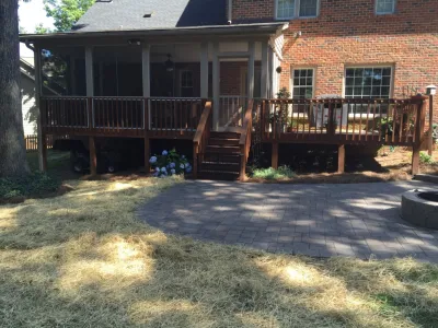 Patio & Firepit — Landscape Construction project by High Rock Land & Hardscapes