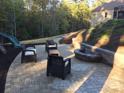 Patio — Landscape Construction project by High Rock Land & Hardscapes in Greensboro