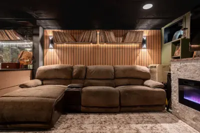 Chill Den Makeover - West Philadelphia by K&B Interiors