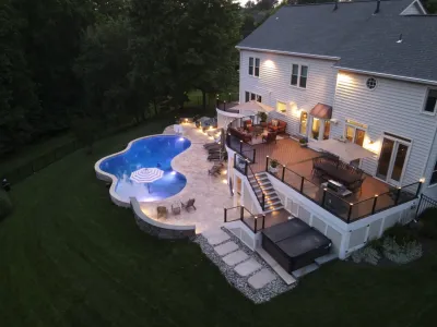 Lansdowne Living — Landscape Construction project by Holloway Company Inc. in Leesburg