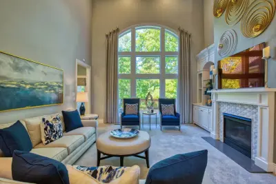 2019: A Stylishly Cool Open Concept Living Space by Lisa Lynn Designs Home Store & Design Studio