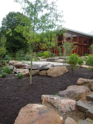 The George School — Landscape Construction project by Holly Days Nursery & Landscaping