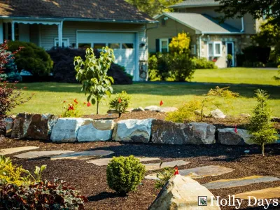 Landscape and Hardscape, Ambler, Pa — Landscape Construction project by Holly Days Nursery & Landscaping in Ambler