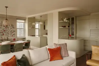 3rd Avenue Condominium: Kitchen and Living Area Renovation — Interior Design & Decorating project by Marble Lotus Interiors