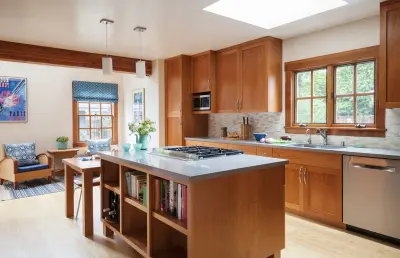 A modern kitchen in a traditional home — Interior Design & Decorating project by Sustainable Home