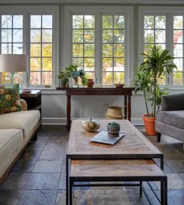 Living Room and Sunroom Revamp by Tina Dann-Fenwick Interiors