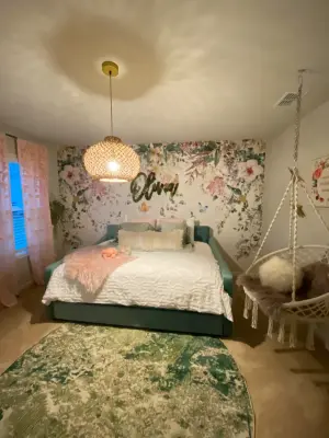 A Playful Bedroom — Interior Design & Decorating project by Elisa Monique Of Elite Edit Designs