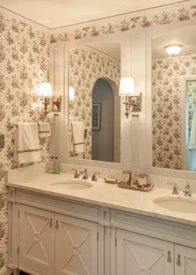 Tudor-inspired bathroom expansion — Interior Design & Decorating project by Gavin Design