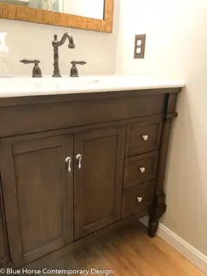 Lake Ridge Bathroom Revamp by Blue Horse Contemporary Design