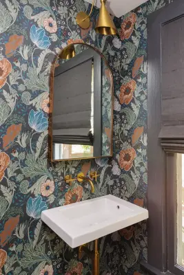 Altamont Powder Room and Guest Bathroom — Interior Design & Decorating project by Alima Deneke Interior Design