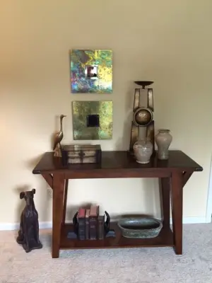 South Bend Living Room Arts and Crafts — Interior Design & Decorating project by Decorating Den Interiors Of Michiana