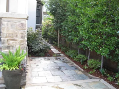 Backyard Retreat with Custom Arbor & Water Feature by Hortus Design Sustainable Landscapes