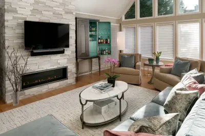 Flat Rock Living and Dining Renovation with Awards — Interior Design & Decorating project by The Design Gallery