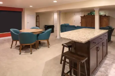 Basement Renovation and Home Entertainment System — Interior Design & Decorating project by Interior Design Concepts