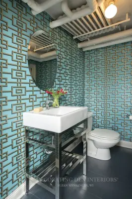 Restroom — Interior Design & Decorating project by Decorating Den Interiors Of Michiana