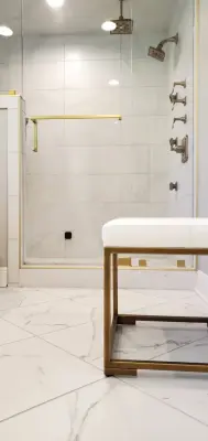 Restroom Design — Interior Design & Decorating project by A. Logan Designs, LLC