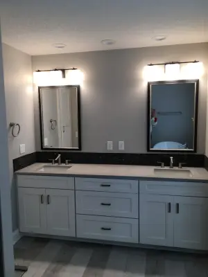 Restroom renovation — Interior Design & Decorating project by Right Touch Interiors