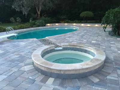 Pool/Spa Project — Landscape Construction project by Hyer Quality Hardscape & Landscape
