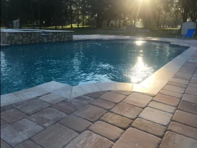 Country Pool Project — Landscape Construction project by Hyer Quality Hardscape & Landscape