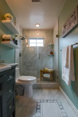 Restroom Remodeling — Interior Design & Decorating project by Mela Interior Designs