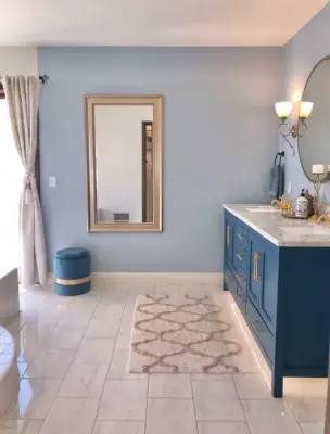 Vintage Elegance Bathroom — Interior Design & Decorating project by Jill Nelson Design Service