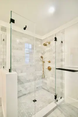 Meadowbrook Main Bath — Interior Design & Decorating project by EDV Home Design