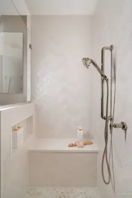 Serene Main Bathroom — Interior Design & Decorating project by The Berri Box