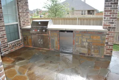 Outdoor Kitchen by Impact Landscapes Llc