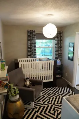 Graphic and Bold Nursery — Interior Design & Decorating project by Design Style'd