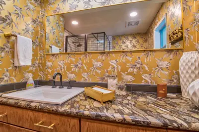 Bonita Visitor Restroom — Interior Design & Decorating project by Kristina M Smith Design