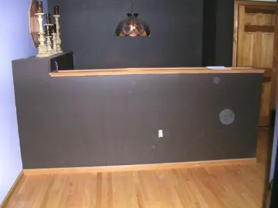 Bespoke cabinet for 3-D television by Butler Restorations LLC