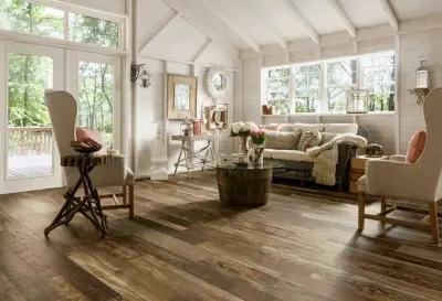 Timber Flooring — Custom Cabinets & Cabinetry project by Builders Bargains