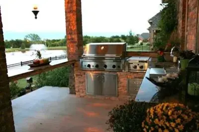 Alfresco Cooking Space — Custom Cabinets & Cabinetry project by Baths And Rooms By Denise