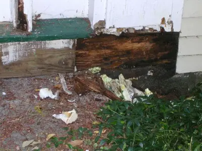 Restoring a deteriorating entrance — Custom Cabinets & Cabinetry project by Butler Restorations LLC