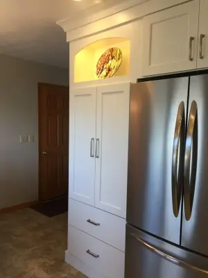 Stunning and Practical Kitchen Renovation by Spahn & Rose Lumber Co.