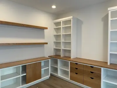 Book Shelving — Custom Cabinets & Cabinetry project by TruCustom Cabinets