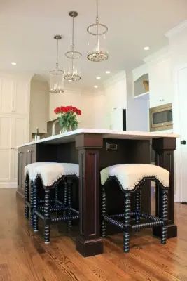 Traditional White Painted Inset Kitchen — Custom Cabinets & Cabinetry project by The Cabinet Design Studio At Forest Millwork