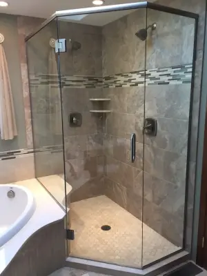 Personalized Bathroom Renovation — Custom Cabinets & Cabinetry project by Craftsman Cabinets & Floor Covering