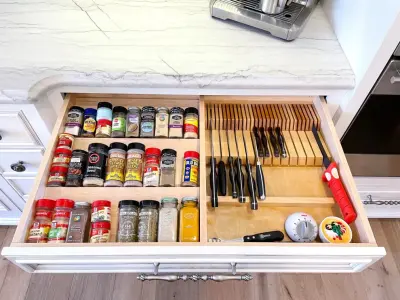 Culinary Storage Solutions — Custom Cabinets & Cabinetry project by Fehrenbacher Cabinets Inc