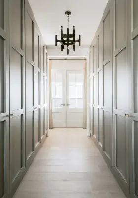 Bespoke Closet Doors — Custom Cabinets & Cabinetry project by Eurocraft Inc