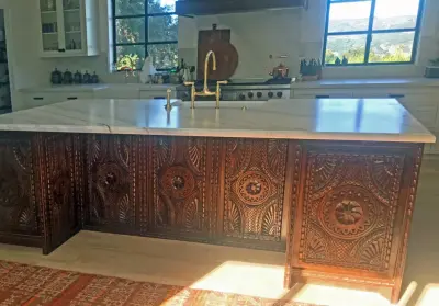 Personalized Island — Custom Cabinets & Cabinetry project by Carved Custom Cabinets