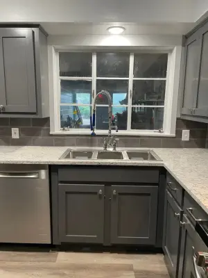 Residential House Kitchen Transformed into Daycare — Custom Cabinets & Cabinetry project by Bartek Construction Inc.