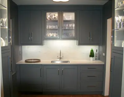 Contemporary Indianapolis Kitchen and Bath Renovation — Custom Cabinets & Cabinetry project by Kline Cabinetmakers, LLC