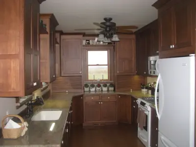 Rustic Shaker Kitchen with Inset Design — Custom Cabinets & Cabinetry project by Kelwood Designs LLC & Cabinetry