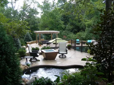 Pool & Deck Project — Landscape Construction project by J.R. Thomas Landscaping, Inc.