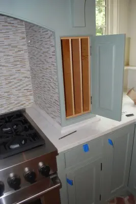 Teal Kitchen — Custom Cabinets & Cabinetry project by Otis & Company
