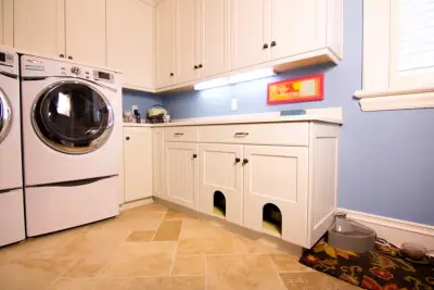 Clothes Cleaning — Custom Cabinets & Cabinetry project by Fehrenbacher Cabinets Inc
