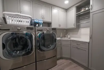 Laundry and Mudroom Spaces — Custom Cabinets & Cabinetry project by Classy Closets