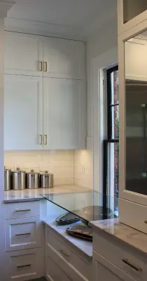 Montford Kitchen in Mid-Century Style — Custom Cabinets & Cabinetry project by The Cabinet Design Studio At Forest Millwork